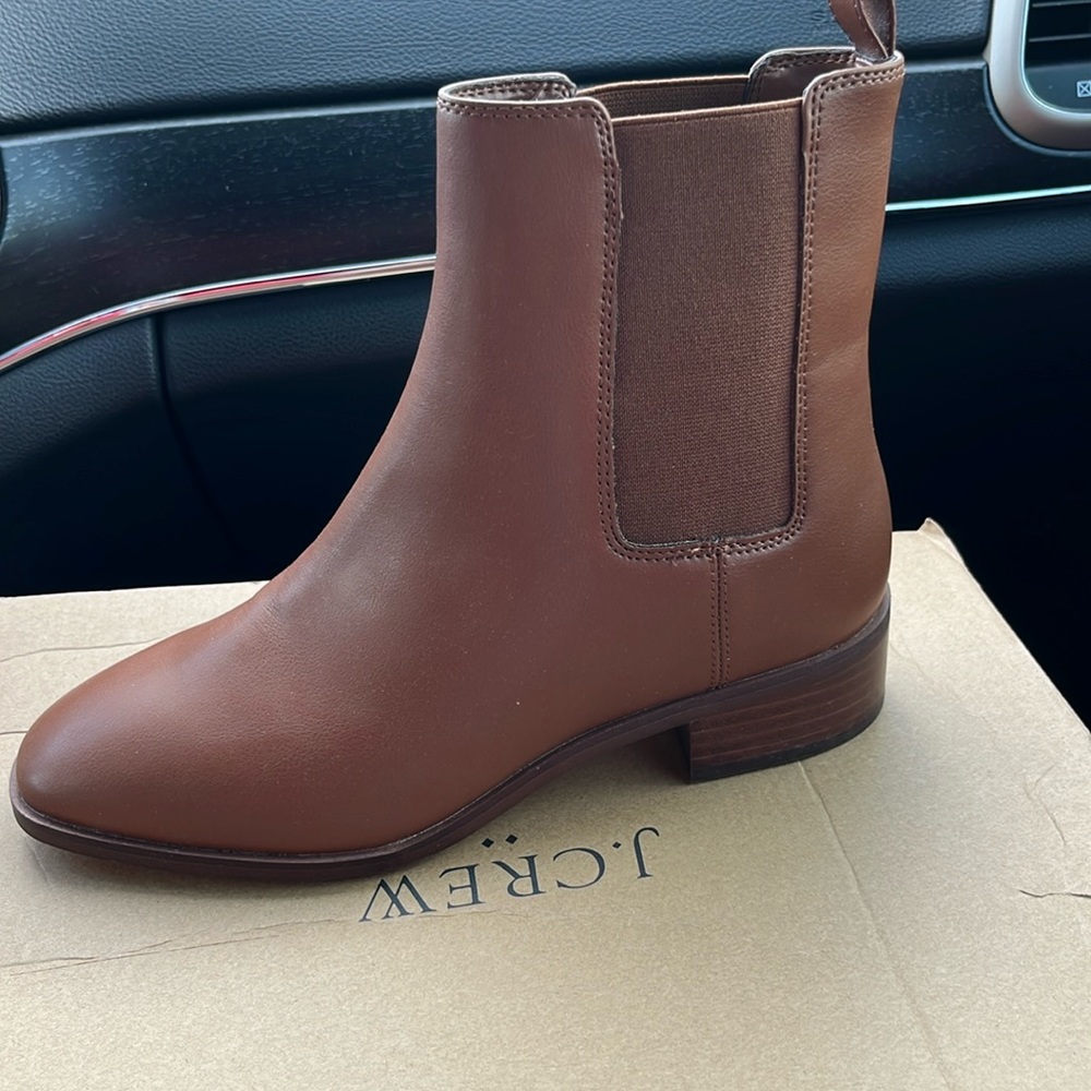 Jcrew brown booties